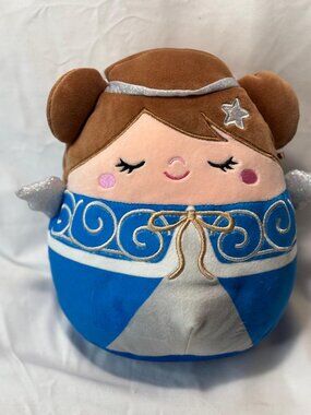 Squishmallow Hetty the Christmas Angel 8" Plush Brown "Original" Kellytoy NEW